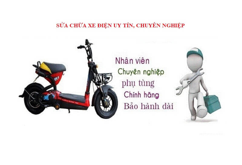 Sửa chữa xe đạp điện xe máy điện tại nhà (cứu hộ xe điện)